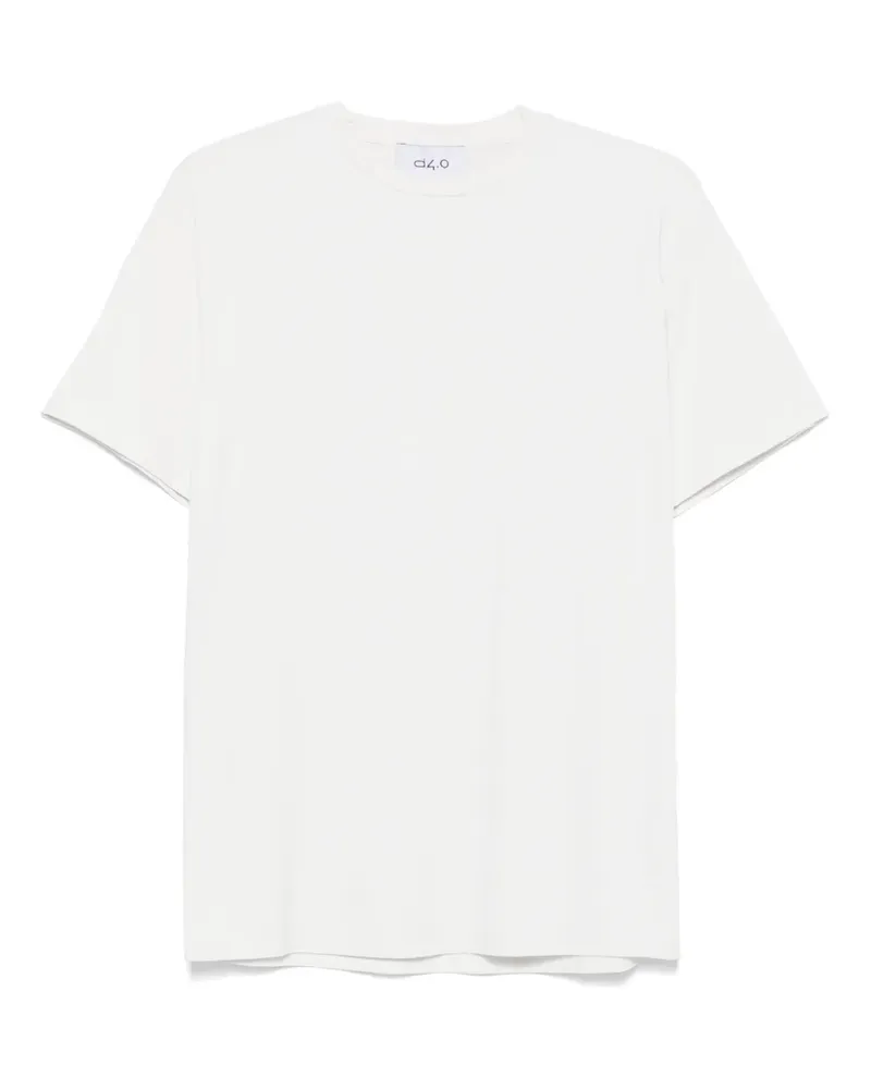 D4.0 Klassisches T-Shirt - Weiß Weiß
