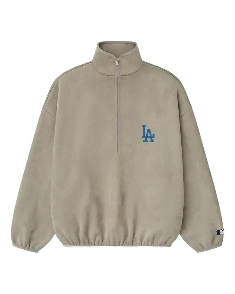 Fear of God Besticktes Sweatshirt mit Reißverschluss - Nude Nude