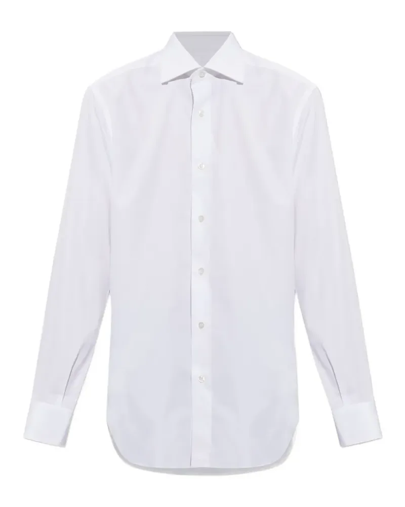 Brioni long-sleeve shirt - Weiß Weiß