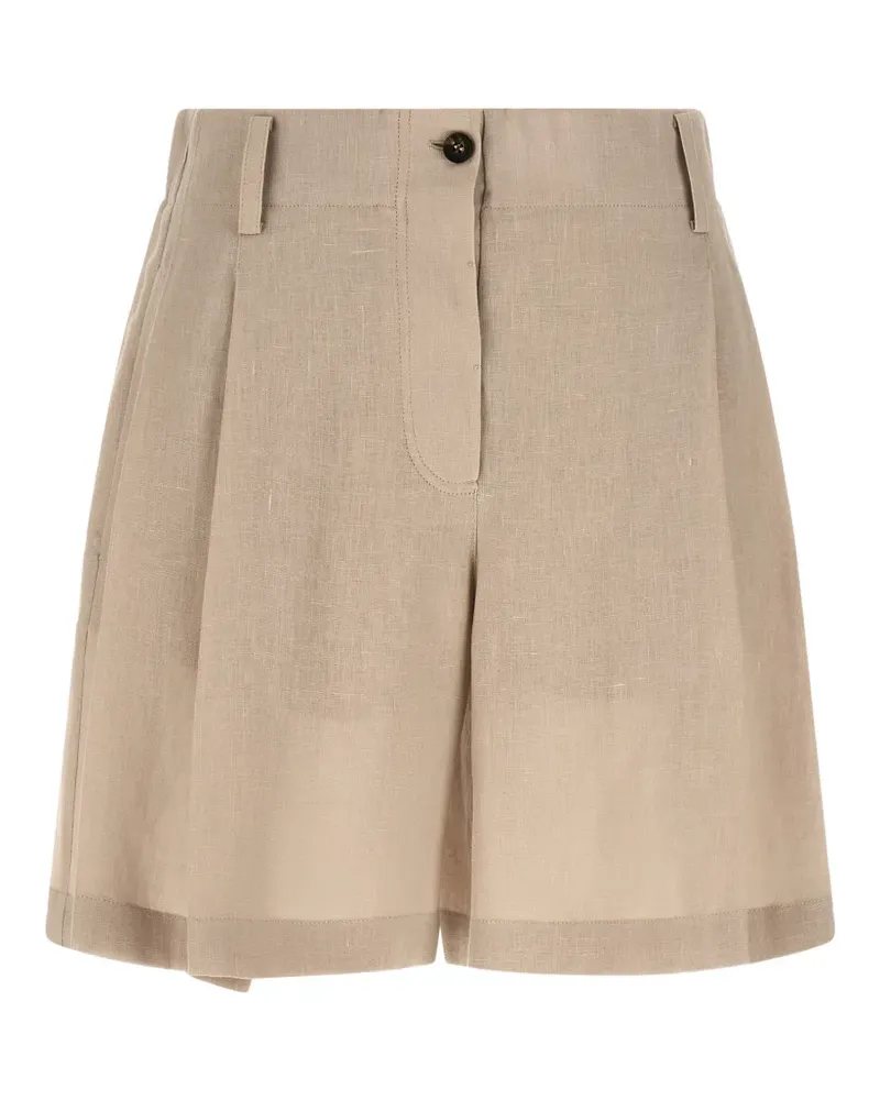 Brunello Cucinelli Shorts mit Falten - Nude Nude