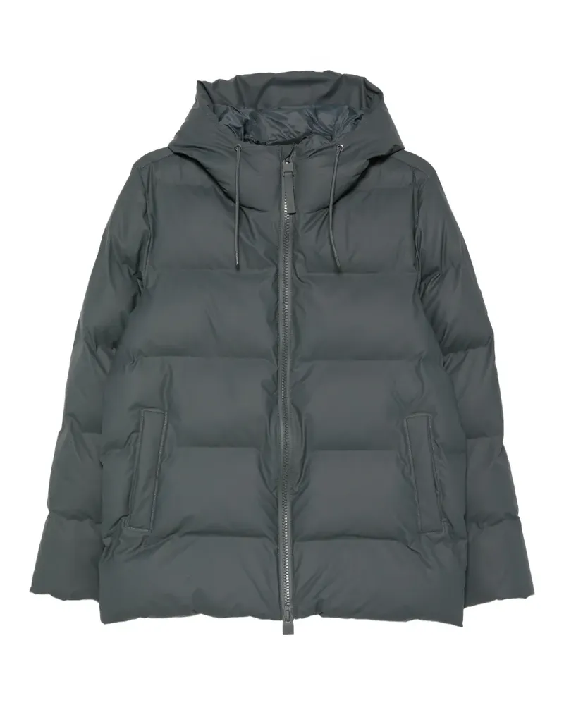 RAINS Alta quilted jacket - Grau Grau