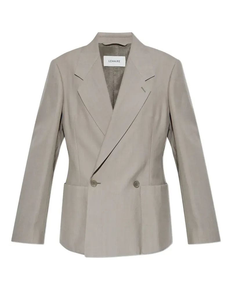 Christophe Lemaire double-breasted blazer - Nude Nude