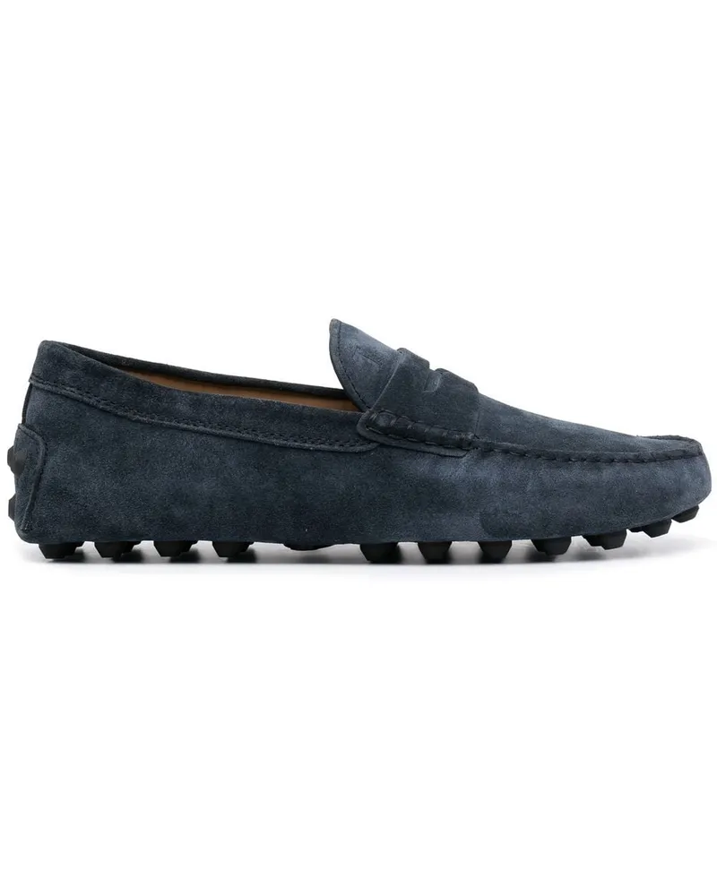 TOD'S Gommino Loafer aus Wildleder - Blau Blau