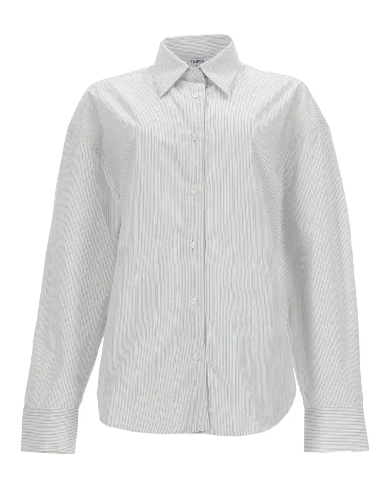 Filippa K Hourglass striped shirt - Weiß Weiß