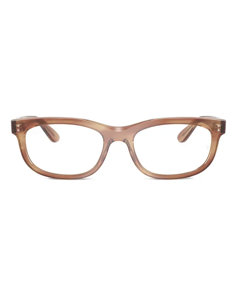 Ray Ban Balorette Brille mit eckigem Gestell - Braun Braun