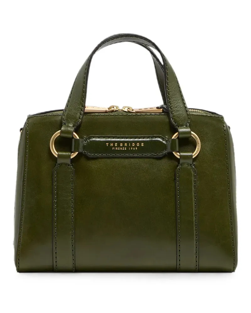 The Bridge Laura leather shoulder bag - Grün Grün