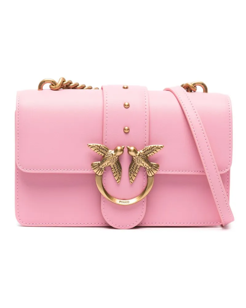 Pinko Mini Love One Umhängetasche Rosa