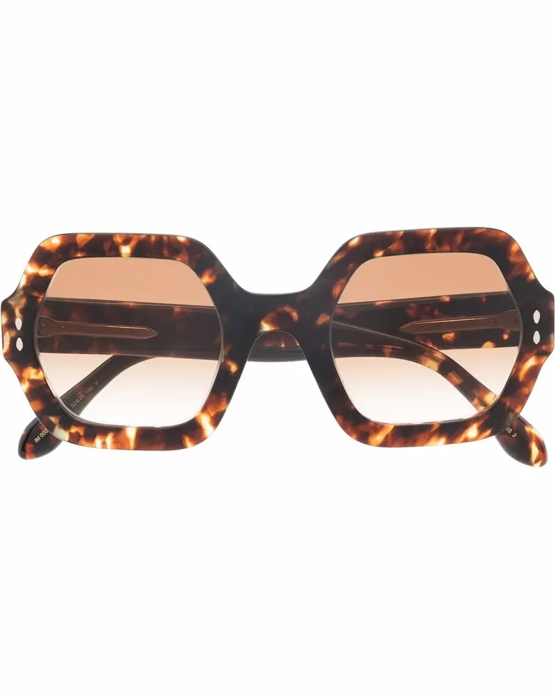 Isabel Marant Sonnenbrille in Schildpattoptik - Braun Braun