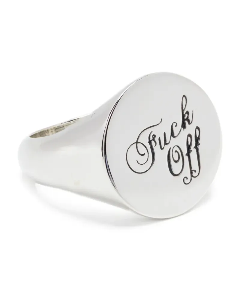 Stolen Girlfriends Club Warm Welcome Siegelring - Silber Silber