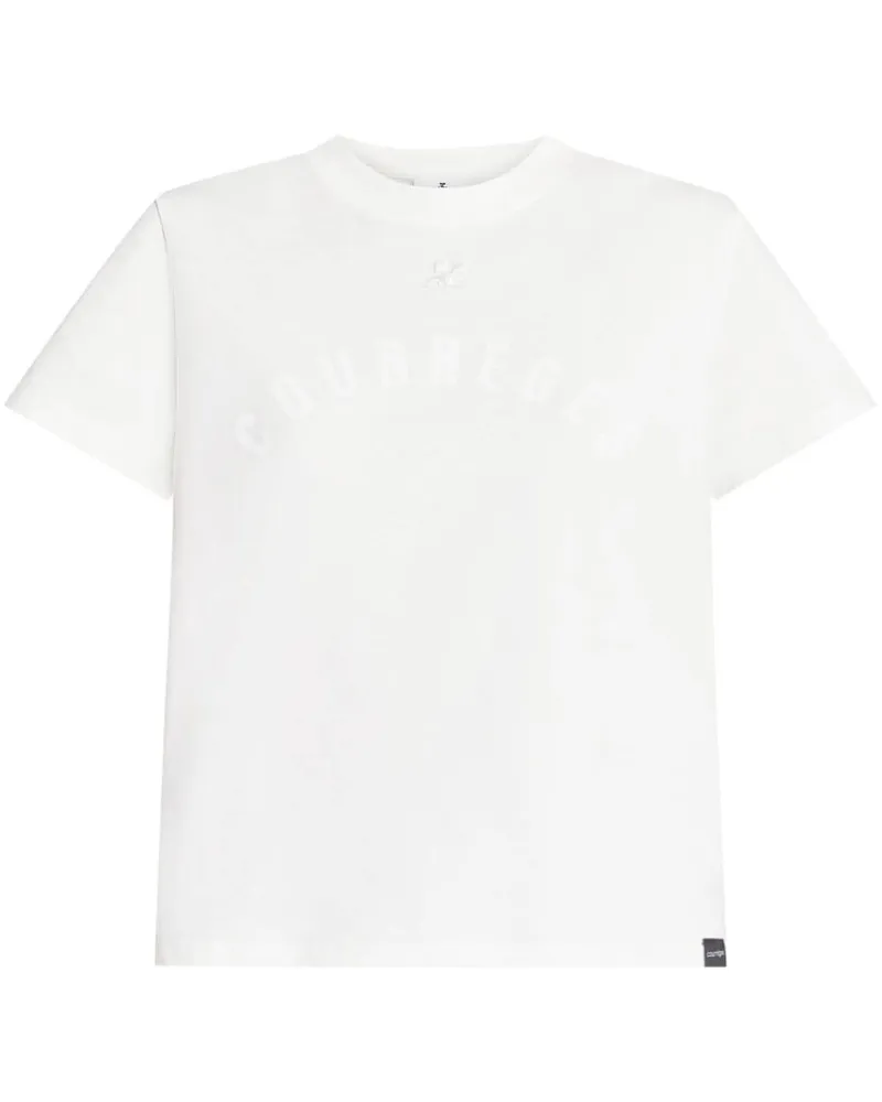 Courrèges Ac Straight T-Shirt - Weiß Weiß
