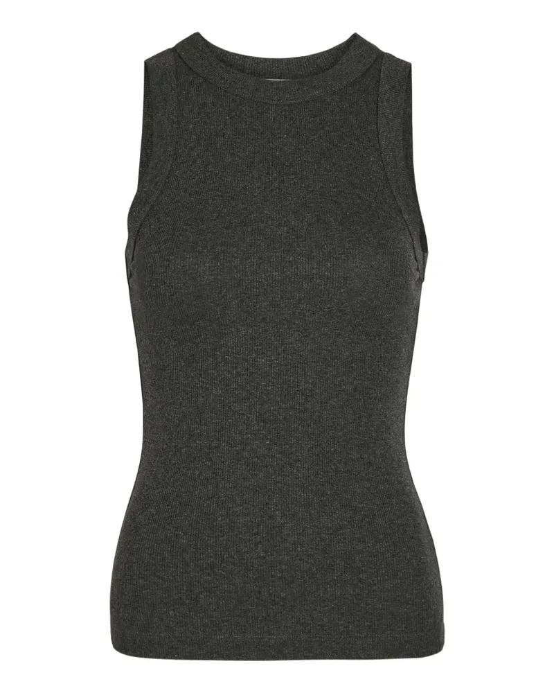 AGOLDE Leigh ribbed-knit tank top - Grau Grau