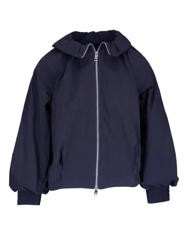 Veronica Beard Circe Ballonjacke mit gerafftem Ausschnitt - Blau Blau