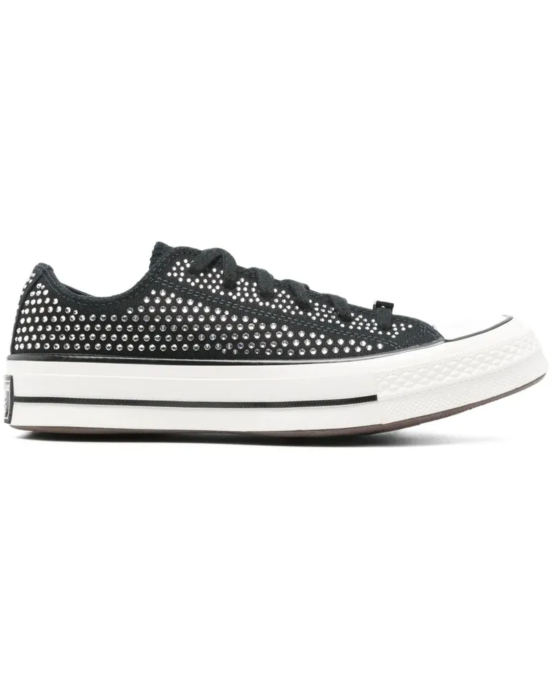 Swarovski x Converse Sneakers mit Verzierung - Schwarz Schwarz