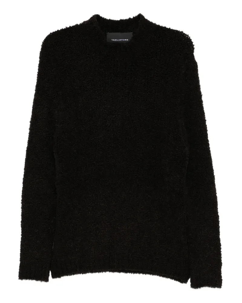 Tagliatore Flauschiger Rollkragenpullover - Braun Braun