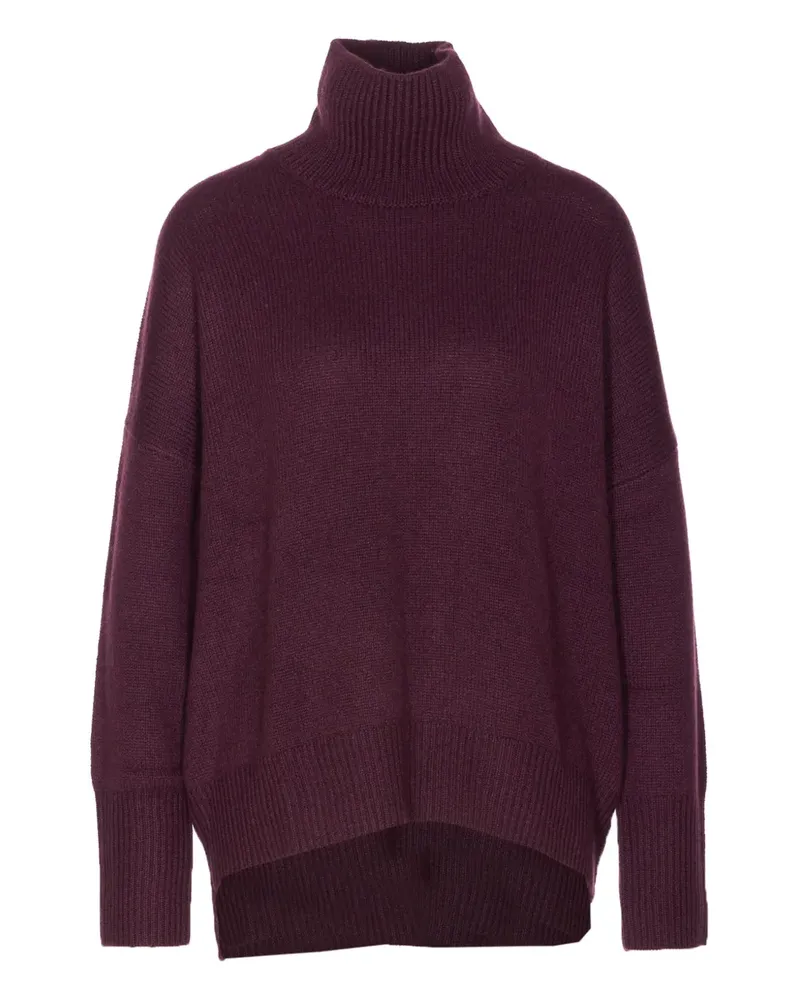 Lisa Yang Pullover mit Stehkragen - Violett Violett