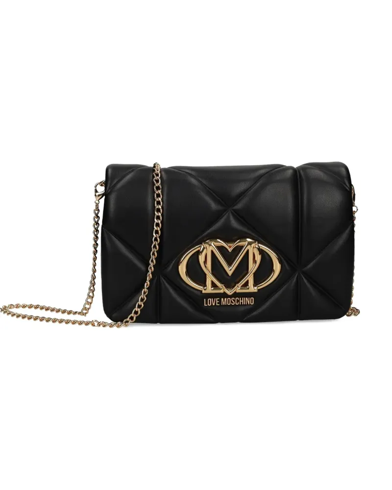 Moschino Gesteppte Tasche - Schwarz Schwarz