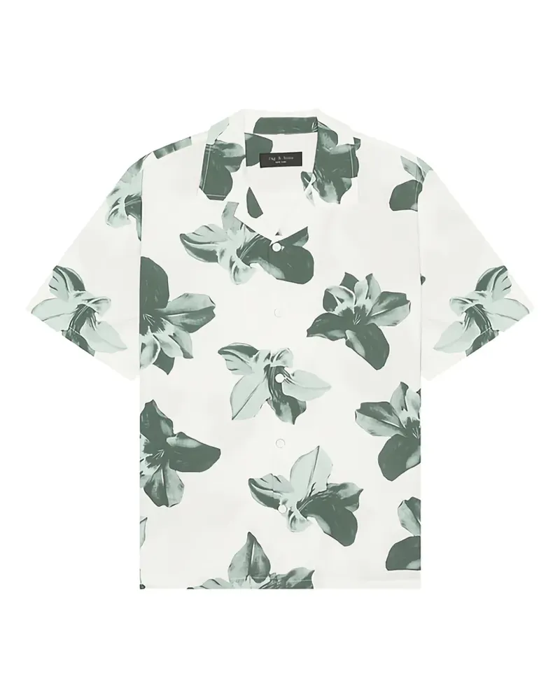 Rag & Bone Avery floral-print shirt - Weiß Weiß