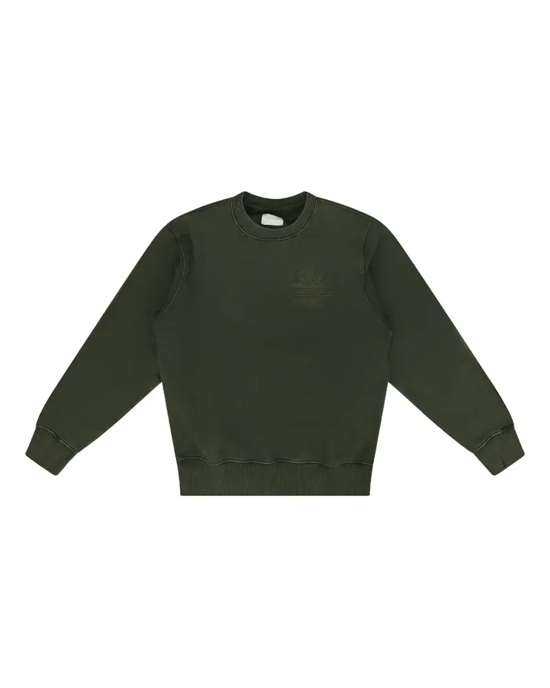 Aimé Leon Dore Unisphere logo-embroidered crewneck sweater - Grün Grün