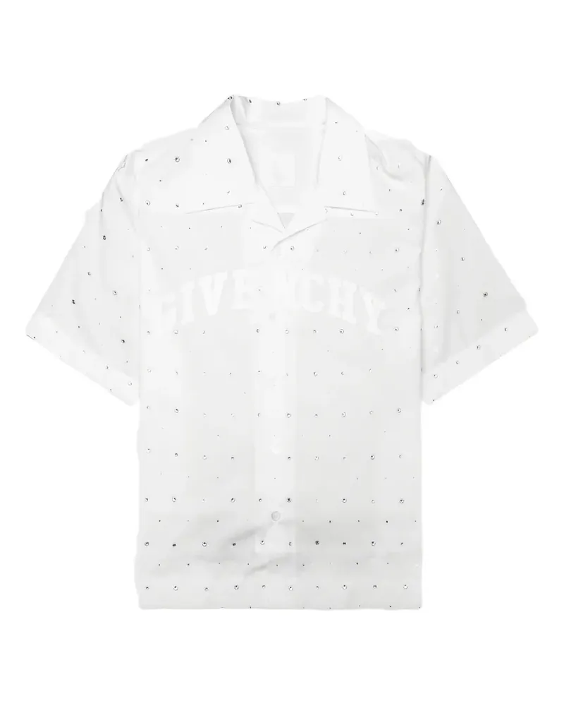 Givenchy Hemd mit Strass - Weiß Weiß