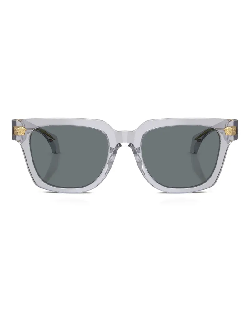 Versace Medusa-detail square-frame sunglasses - Grau Grau