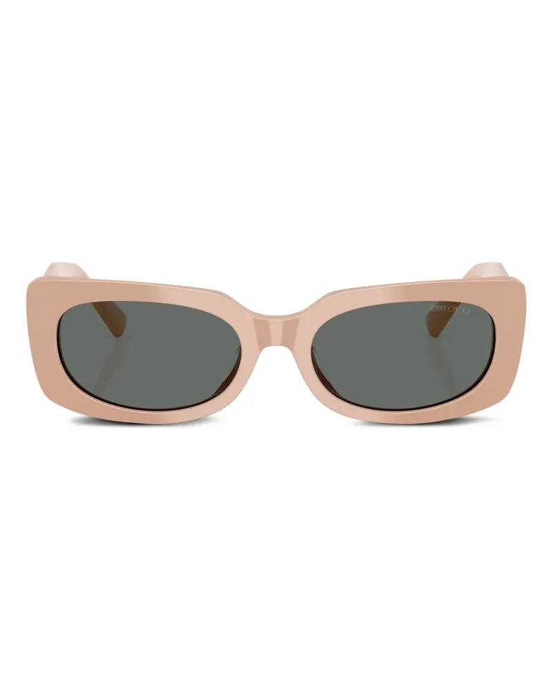 Jimmy Choo JC5029U Sonnenbrille mit eckigem Gestell - Rosa Rosa