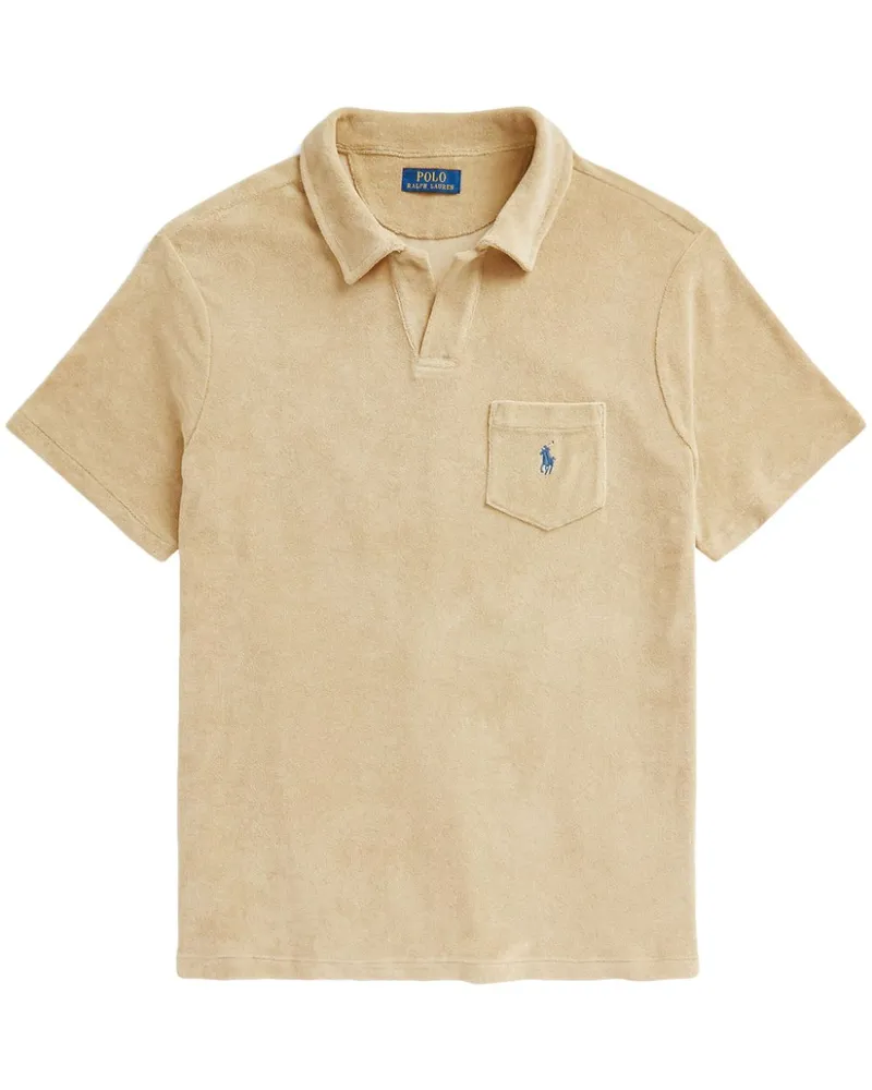 Ralph Lauren Poloshirt mit Polo Pony-Stickerei - Nude Nude