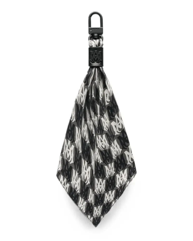 Amiri silk Wavy MA keychain - Schwarz Schwarz