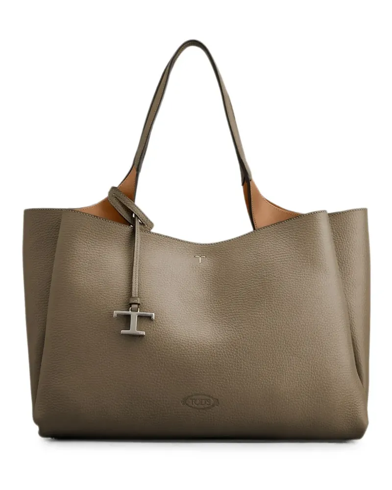TOD'S T Timeless Tote Bag - Grau Grau
