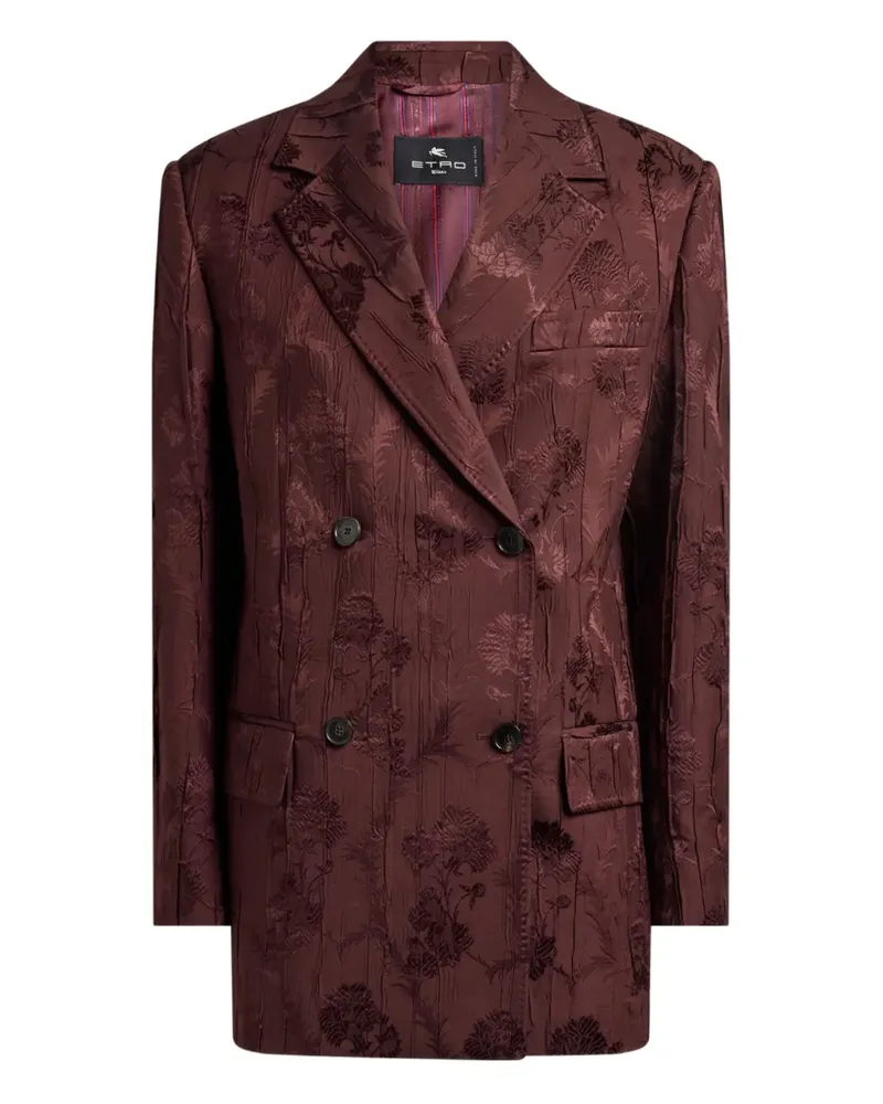 Etro Doppelreihiger Blazer - Rot Rot