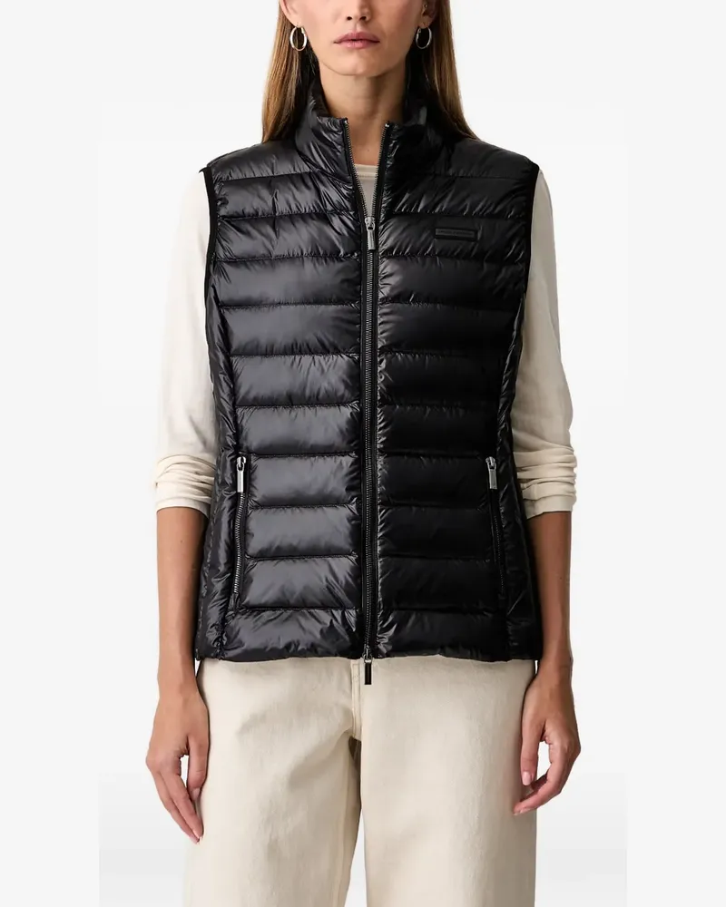 Armani Exchange Gesteppte Weste - Schwarz Schwarz