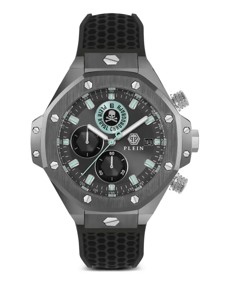 Philipp Plein Plein Chrono Royal Armbanduhr 46mm - Grau Grau