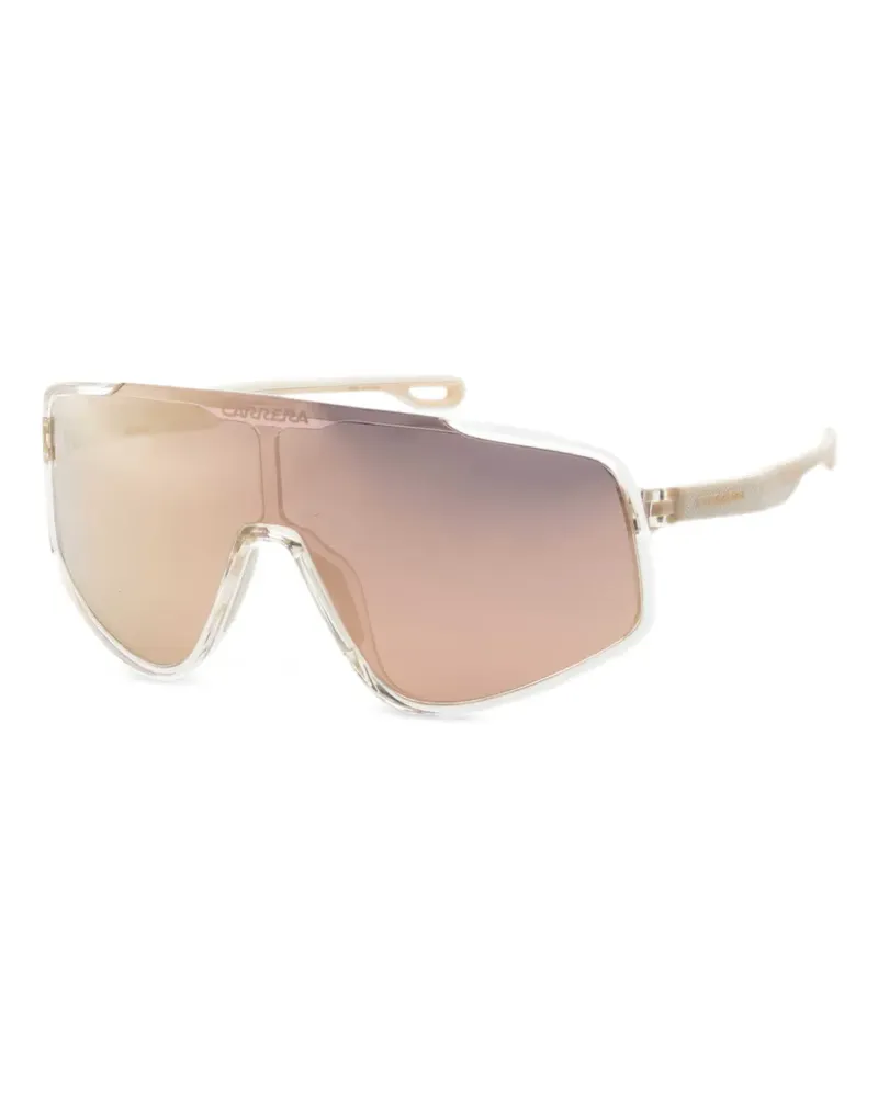 Carrera Sonnenbrille mit geometrischem Gestell - Nude Nude