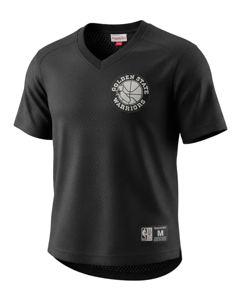 Mitchell & Ness NBA Golden State Warriors Final Seconds T-Shirt mit V-Ausschnitt - Schwarz Schwarz