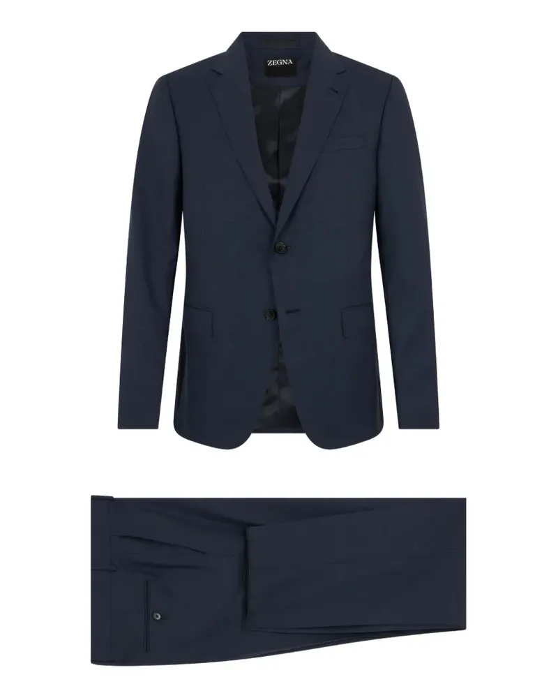 Ermenegildo Zegna Einreihiger Anzug - Blau Blau