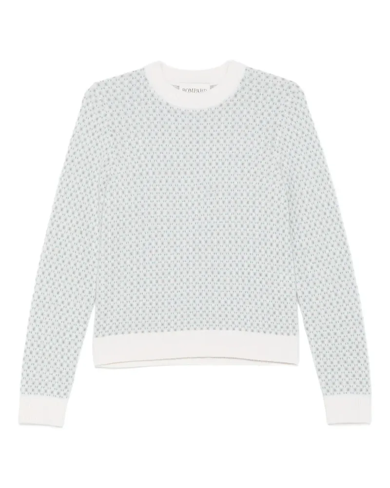 Eric Bompard Gemusterter Pullover - Nude Nude