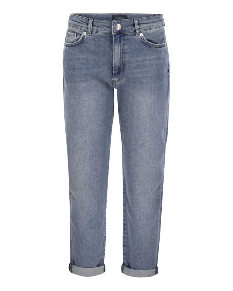 SPORTMAX Navata Jeans mit Kontrastnähten - Blau Blau