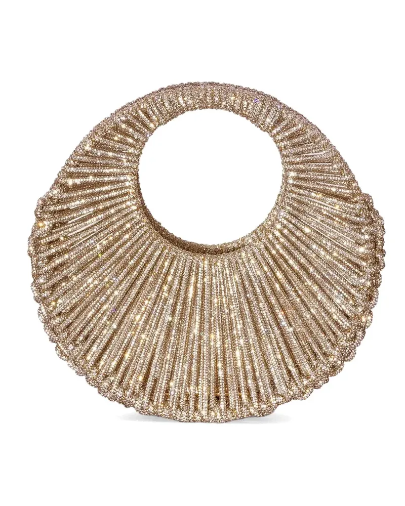 HIBOURAMA Metallic-Tote Bag aus Kunstharz - Gold Gold