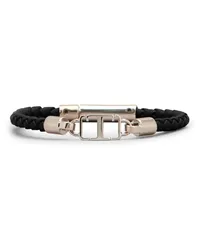 TOD'S Geflochtenes Armband Schwarz