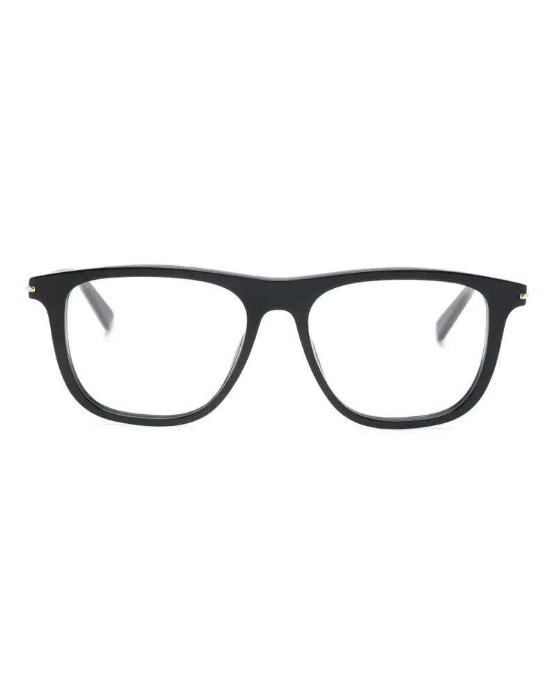 Gucci Brille mit eckigem Gestell - Schwarz Schwarz