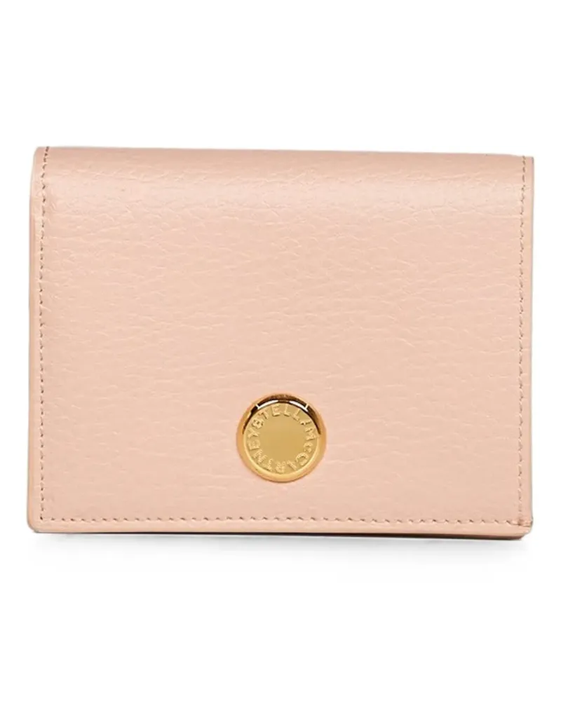 Stella McCartney Alter Mat logo-medal wallet - Nude Nude