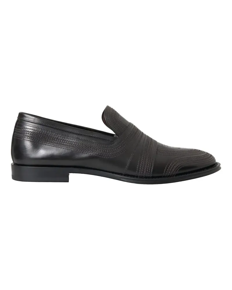 Dolce & Gabbana Michelangelo Loafer mit Ziernähten - Braun Braun