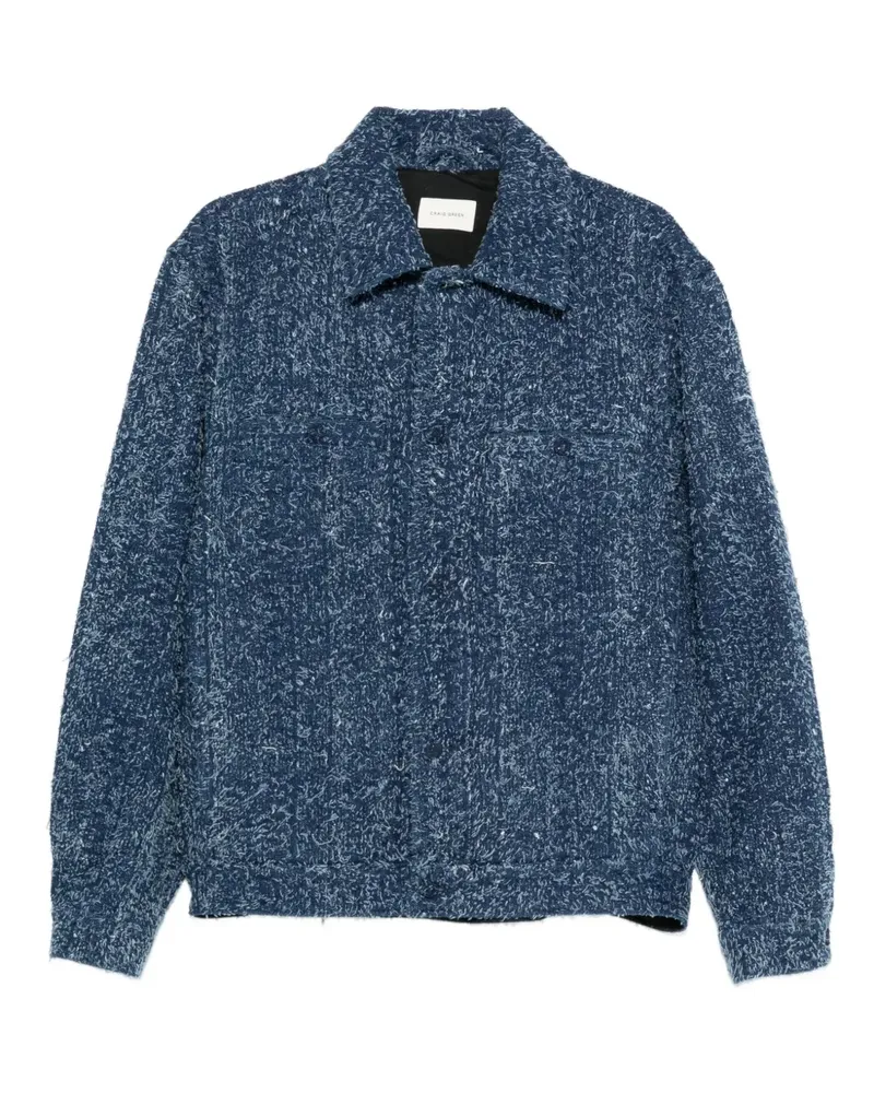 Craig Green cotton shirt jacket - Blau Blau