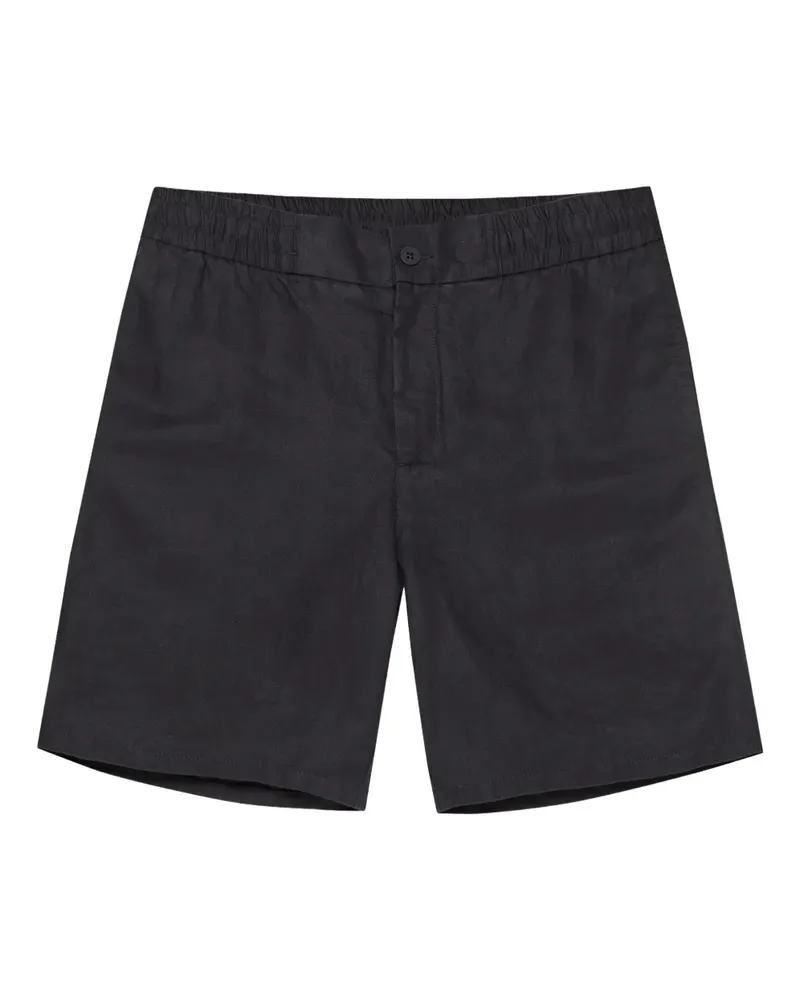 Orlebar Brown Halbhohe Shorts aus Leinen - Blau Blau