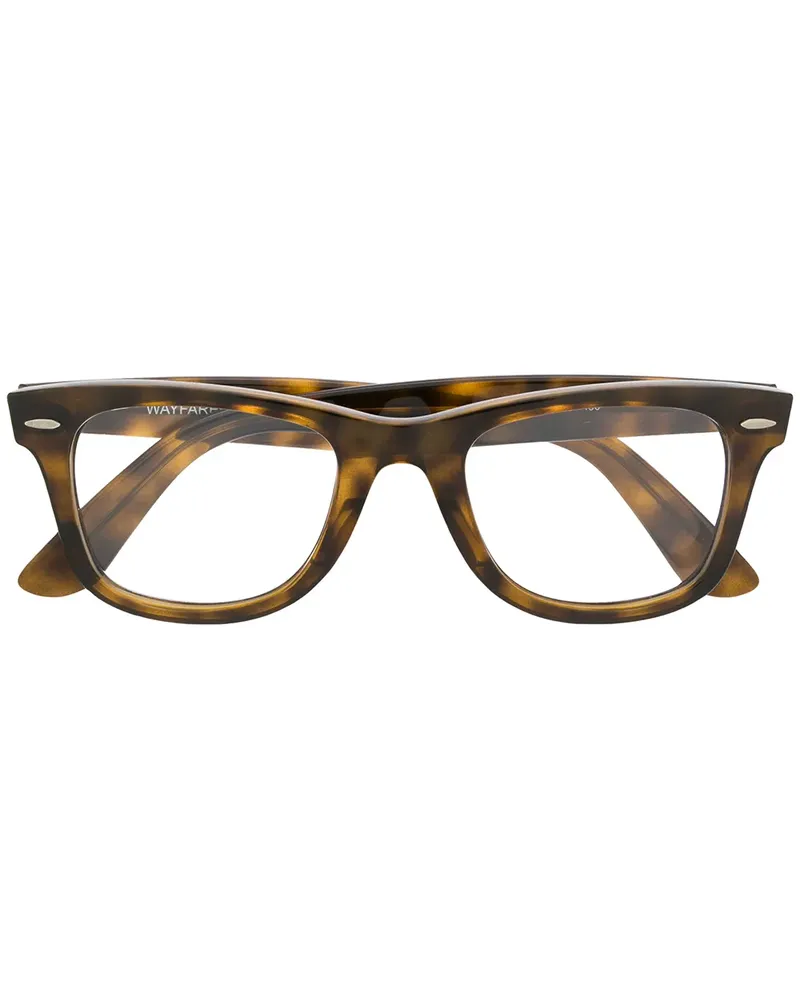 Ray Ban Brille im Wayfarer-Design - Braun Braun