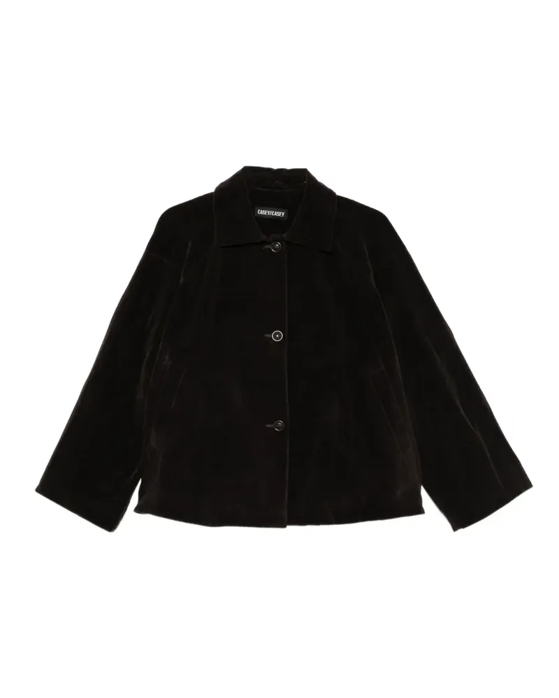 Casey Casey Drays Jacke mit Samteffekt - Braun Braun