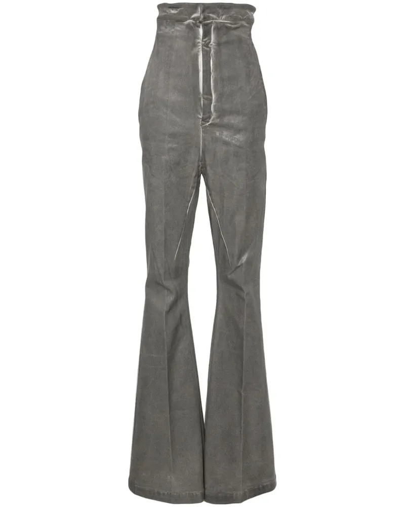 Rick Owens Dirt Bolan Hose mit hohem Bund - Grau Grau