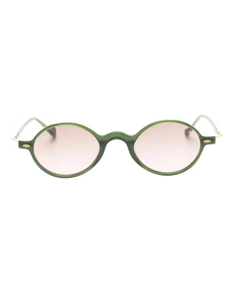 Eyepetizer Sonnenbrille mit rundem Gestell - Grün Grün
