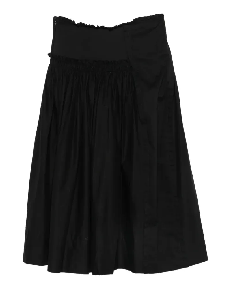 Ann Demeulemeester Ariel midi skirt - Schwarz Schwarz