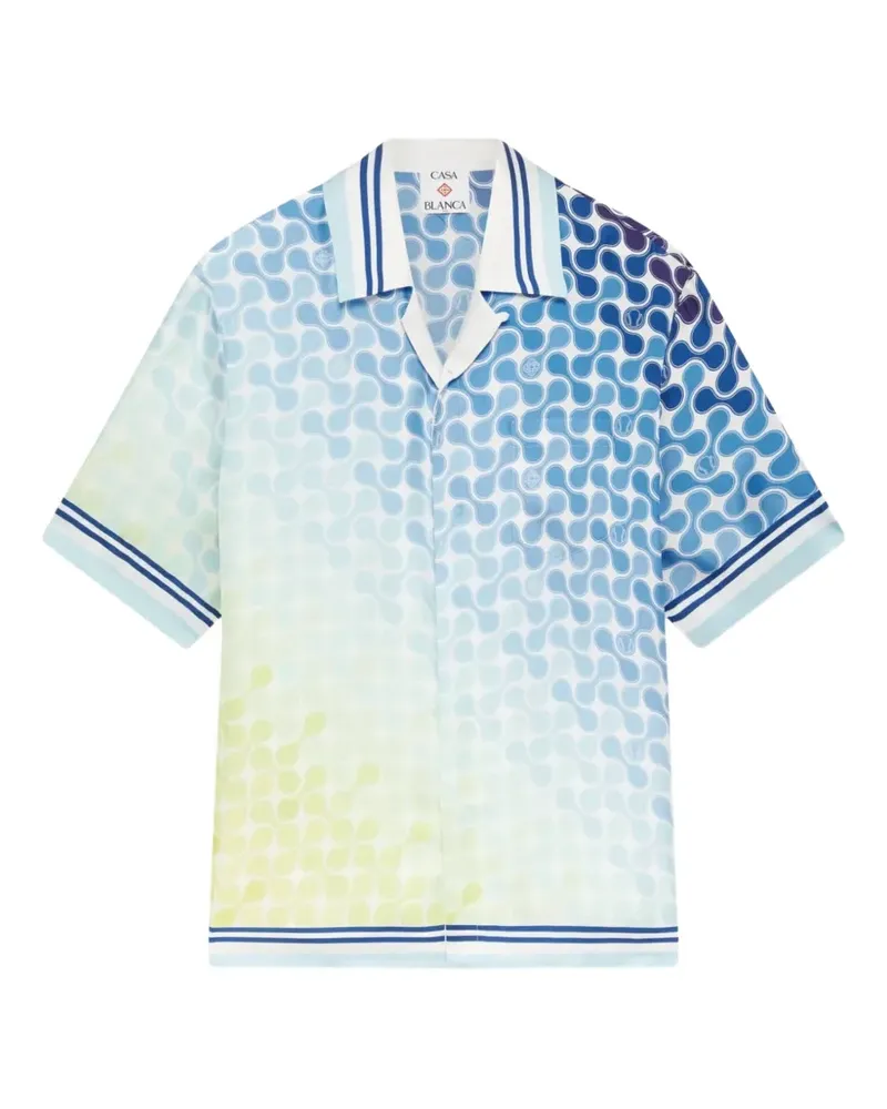 Casablanca Paris short-sleeve shirt - Blau Blau