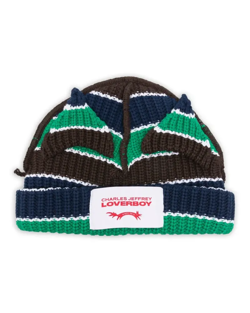 Charles Jeffrey Loverboy Beanie mit Ohren - Braun Braun